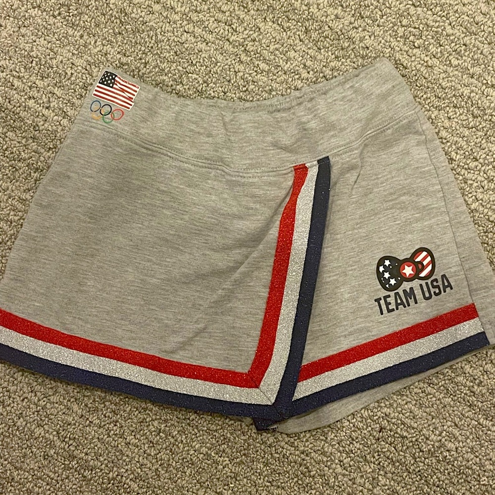 Cute Hello Kitty TeaM USA Olympics Skirt with Shorts Size 7